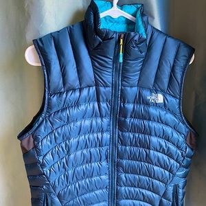 The North Face blue vest